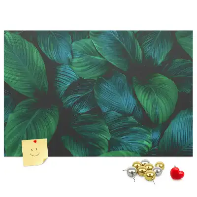 Tablă de plută cu design de frunze Natură