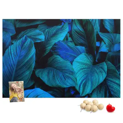Tablă din plută cu motiv Natură tropicală