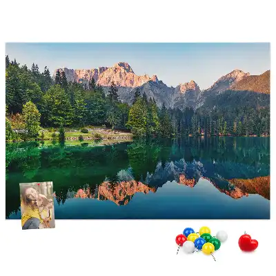 Panou plută Peisaj cu lac