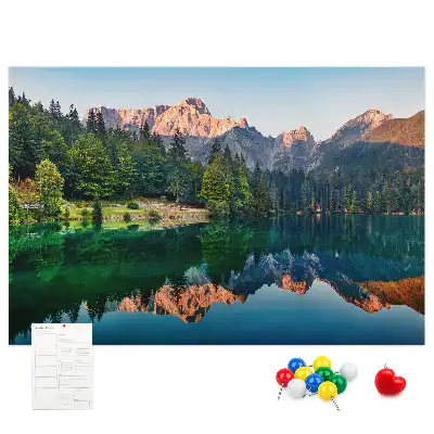 Panou plută Peisaj cu lac