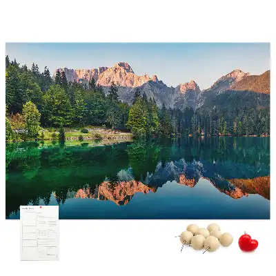 Panou plută Peisaj cu lac
