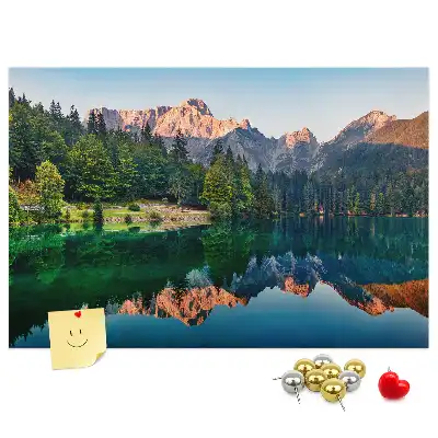 Panou plută Peisaj cu lac