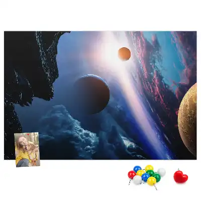 Panou din plută Galaxie mare