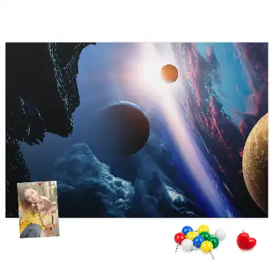 Panou din plută Galaxie mare