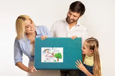 Tablou din plută cu motiv abstract marin