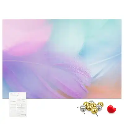Tablă de plută cu pioneze colorate