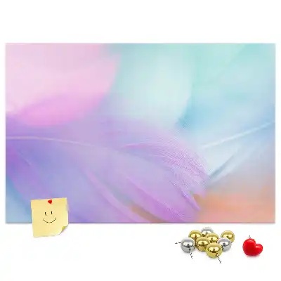 Tablă de plută cu pioneze colorate