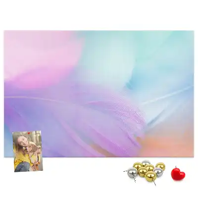 Tablă de plută cu pioneze colorate