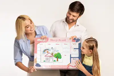 Panou de plută pentru planificarea săptămânii