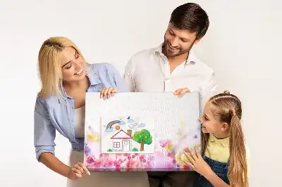 Panou din plută Flori pe pajiște