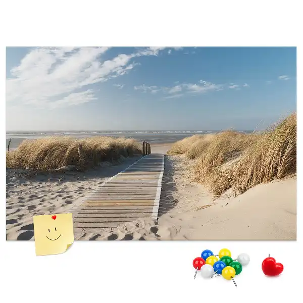 Panou plută Vedere spre plajă