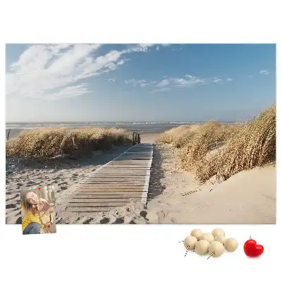 Panou plută Vedere spre plajă