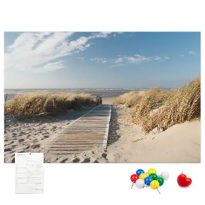 Panou plută Vedere spre plajă