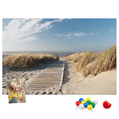 Panou plută Vedere spre plajă