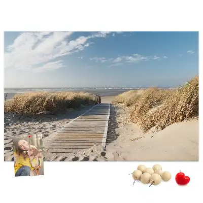 Panou plută Vedere spre plajă