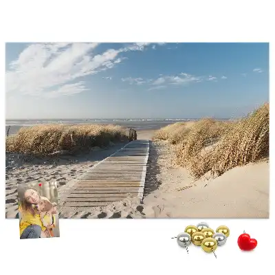 Panou plută Vedere spre plajă