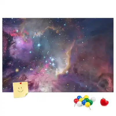 Tablou din plută cu harta lumii Galaxie