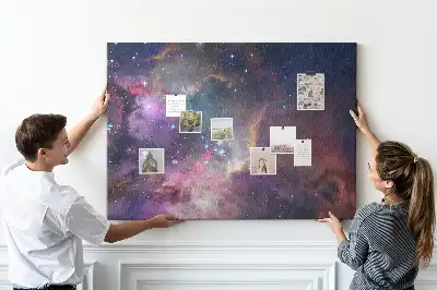 Tablou din plută cu harta lumii Galaxie