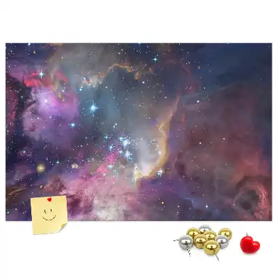 Tablou din plută cu harta lumii Galaxie