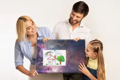 Tablou din plută cu harta lumii Galaxie