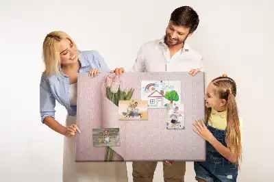 Panou din plută cu motiv buchet de flori
