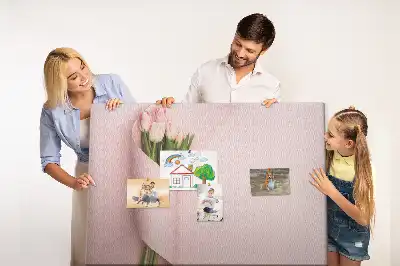 Panou din plută cu motiv buchet de flori