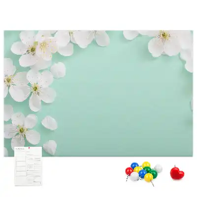 Panou din plută cu model margarete înflorite