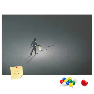 Panou din plută Drumeț în întuneric