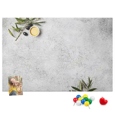 Tablă de plută minimalistă cu model de măsline
