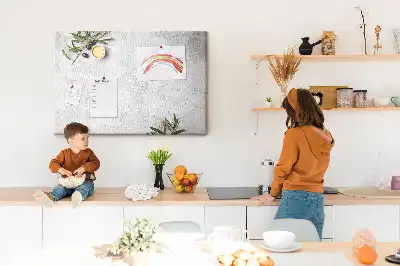 Tablă de plută minimalistă cu model de măsline