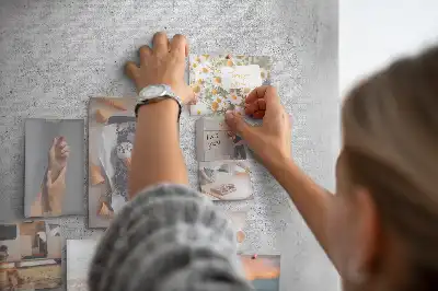 Tablă de plută minimalistă cu model de măsline