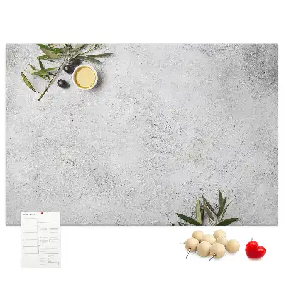 Tablă de plută minimalistă cu model de măsline