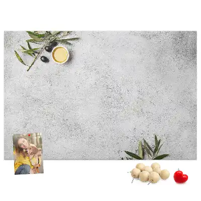 Tablă de plută minimalistă cu model de măsline