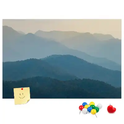 Tablou din plută cu peisaj abstract orizontal