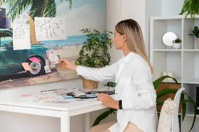 Panou din plută cu peisaj plajă de vacanță