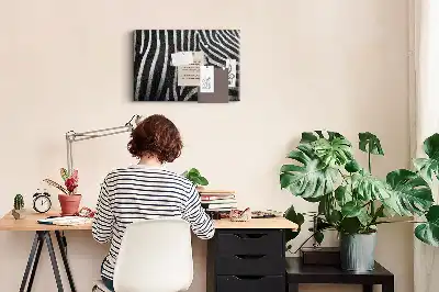 Tablă din plută cu model de zebră