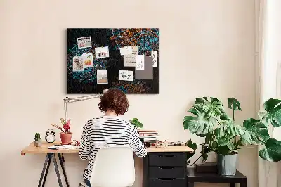 Panou din plută cu model mandala