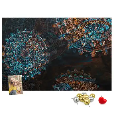 Panou din plută cu model mandala