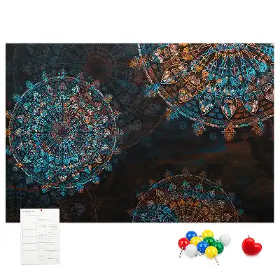 Panou din plută cu model mandala