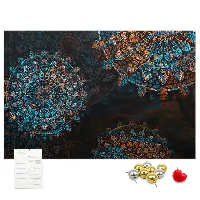 Panou din plută cu model mandala