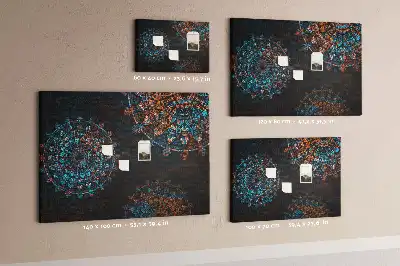 Panou din plută cu model mandala