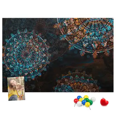 Panou din plută cu model mandala