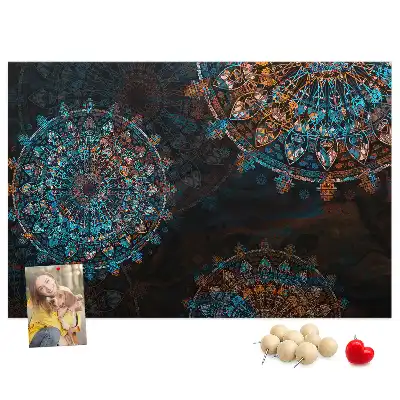Panou din plută cu model mandala