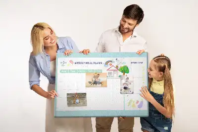Panou din plută pentru planificarea meselor