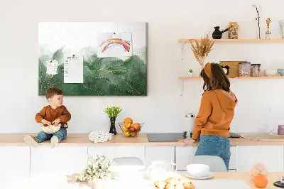 Panou din plută cu motive vegetale moderne