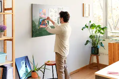 Panou din plută cu motive vegetale moderne