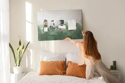 Panou din plută cu motive vegetale moderne