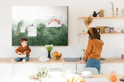 Panou din plută cu motive vegetale moderne