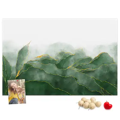 Panou din plută cu motive vegetale moderne