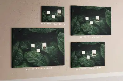 Panou din plută cu model de frunză tropicală Monstera
